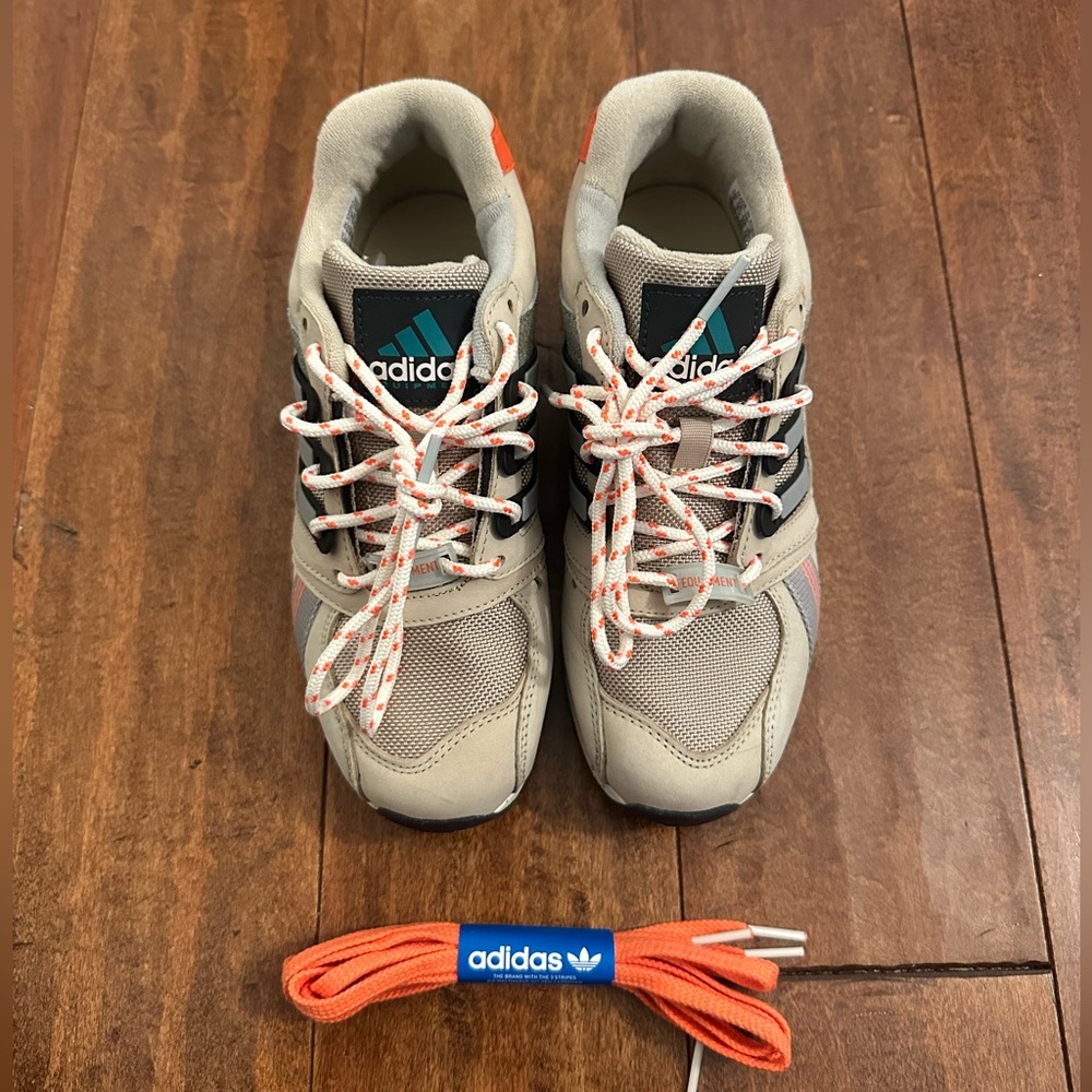 Adidas Tan EQT CSG 91 Torsion Sneakers Sz 4 - Picture 3 of 14